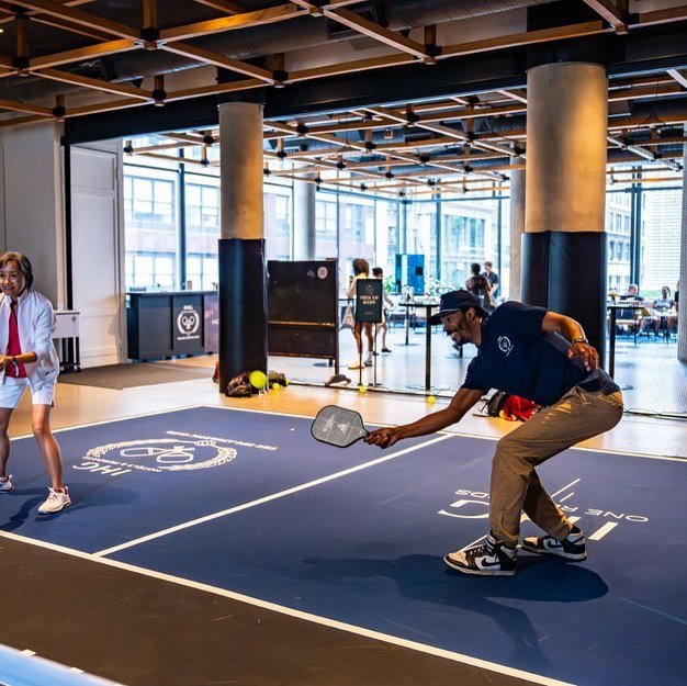 A space that can transform. Like really, really transform...all the way into a pickle ball court. Let the games begin 🏓

c/o @ihghotels